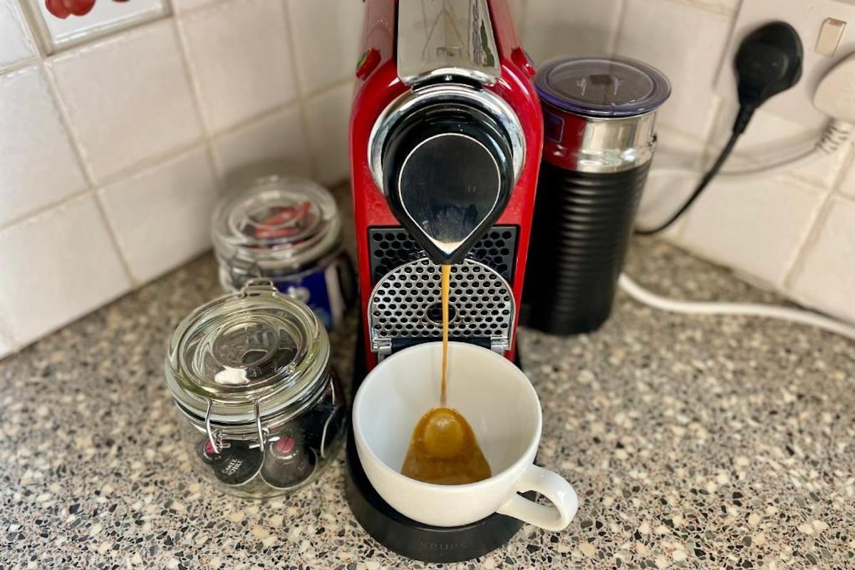 The coffee pod machine at Wildwood