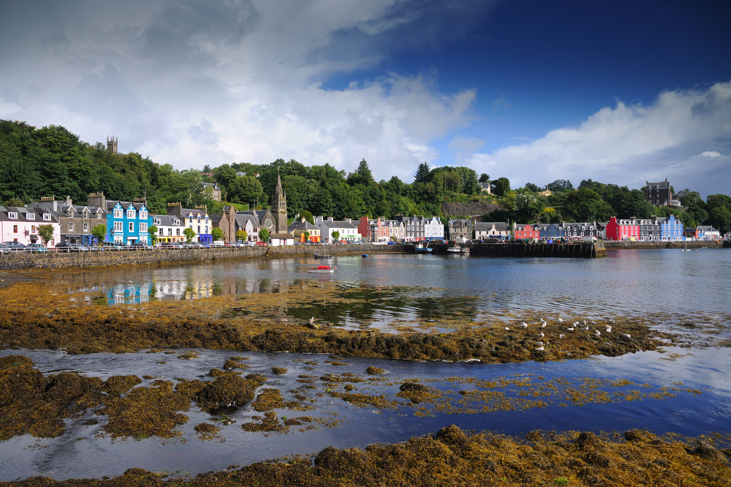 The colourful waterfront at Tobermory on Mull